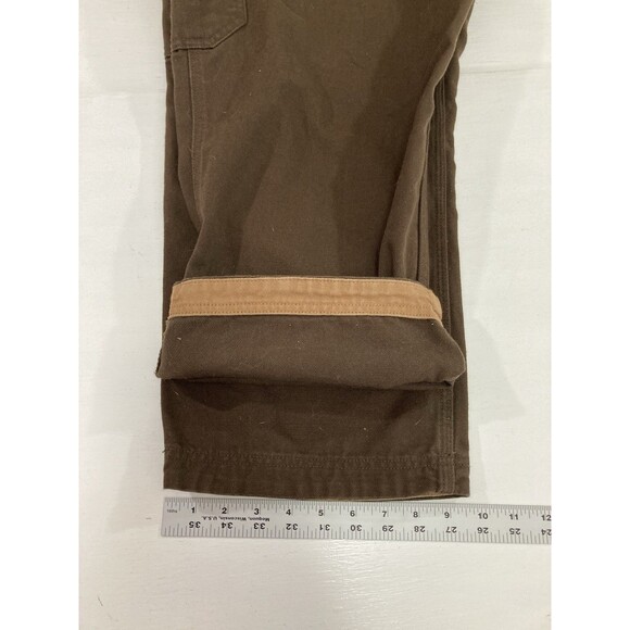 Duluth Trading Co Fire Hose Pants Men’s 42x28 Brown Cargo Relaxed Workwear - Picture 13 of 13